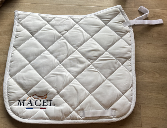 Tapis de selle Macel blanc occasion