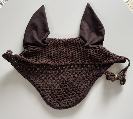 Bonnet équitation marron (cheval) occasion