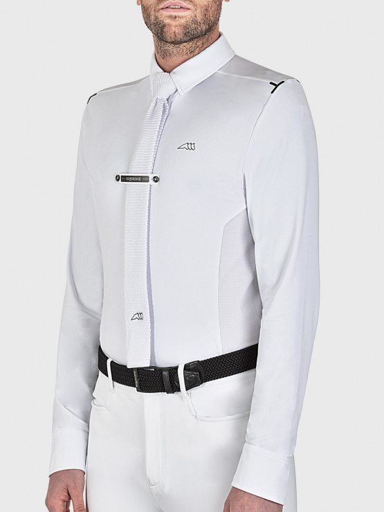 Polo de concours Equiline colbyc blanc (XL) neuf occasion