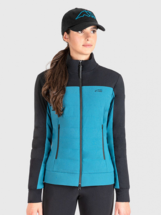 Blouson Equiline softshell nabel teal (L) neuf occasion