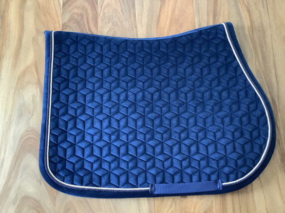 Tapis de selle Kentucky Basic Velvet bleu marine occasion