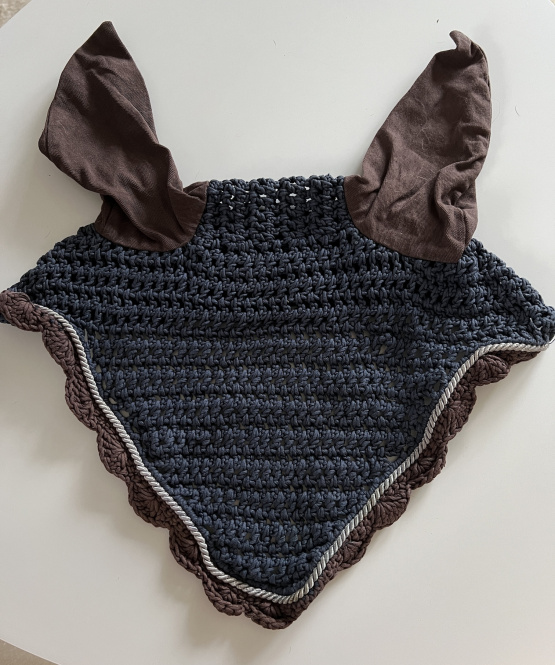 Bonnet équitation HKM bleu (cheval) occasion