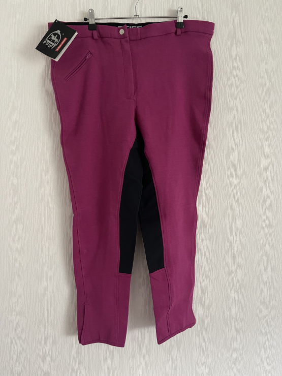 Pantalon équitation Pfiff rose T48 (neuf) occasion