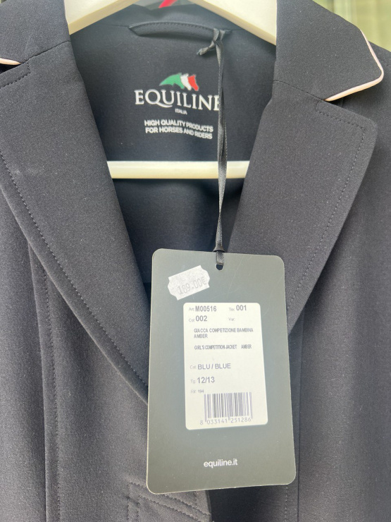 veste de concours Equiline bleu (12 ans) neuf occasion