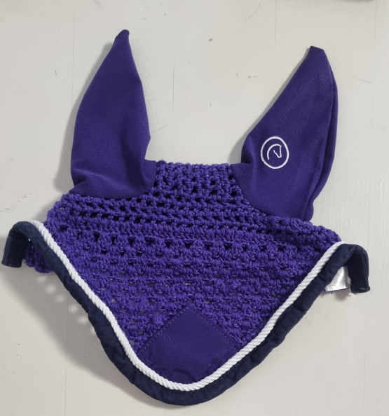 Bonnet équitation Equithème violet (cheval) neuf occasion