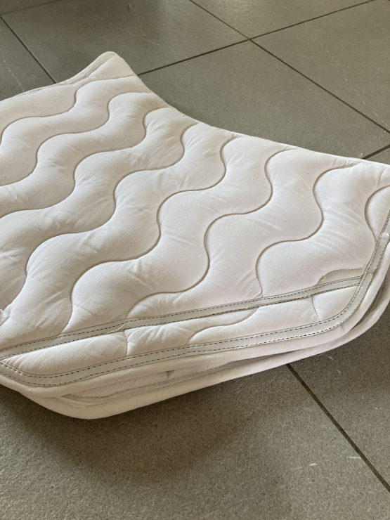 Tapis de selle Equithème blanc (poney) occasion