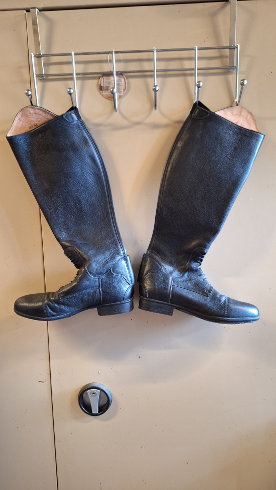 Bottes équitation Equithème noir T41 neuf occasion