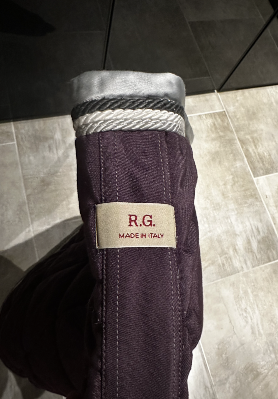 Tapis de selle RG aubergine occasion