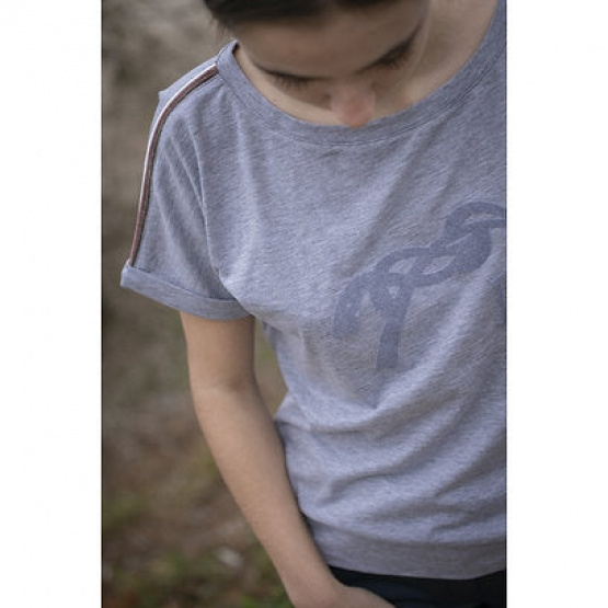 T-shirt Pénélope poppy gris (M) neuf occasion