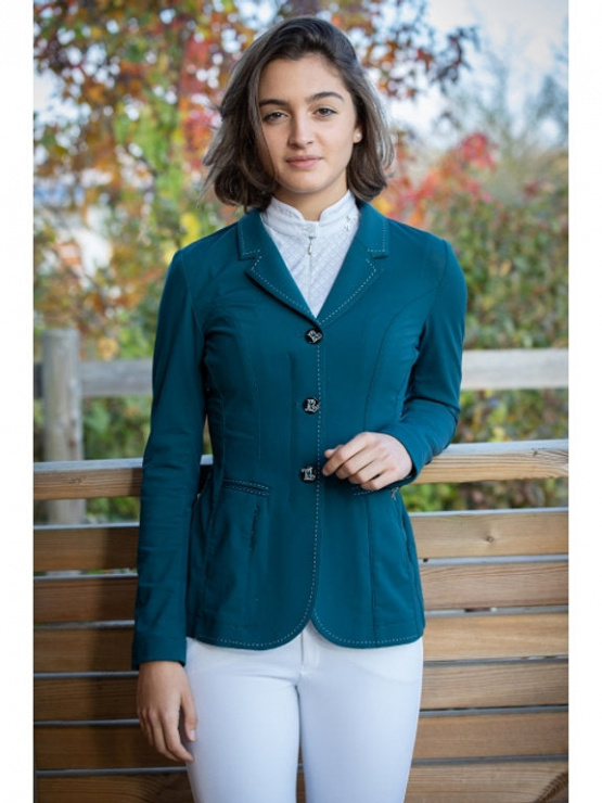 Veste de concours Pénélope Paris Soft  bleu canard (16 ans) neuf occasion