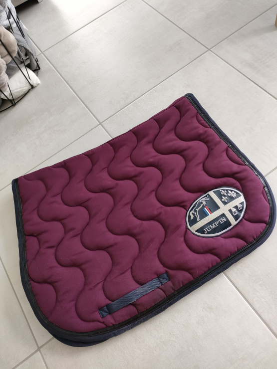 Tapis de selle Jump'in Bordeaux occasion