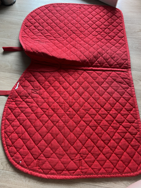 Tapis de selle rouge (Poney) occasion