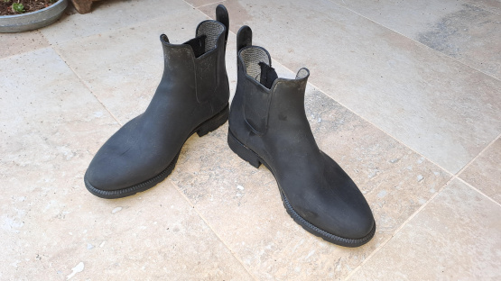 Boots équitation Fouganza noir T35 occasion