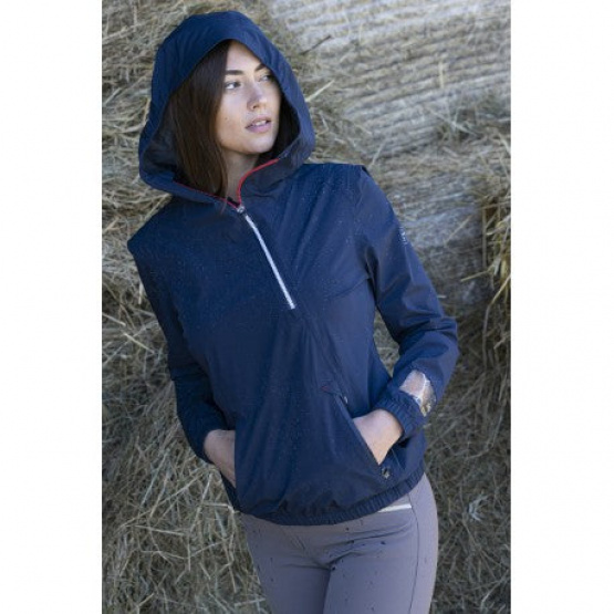 Blouson de pluie Equitheme Eliza marine (XS) neuf occasion