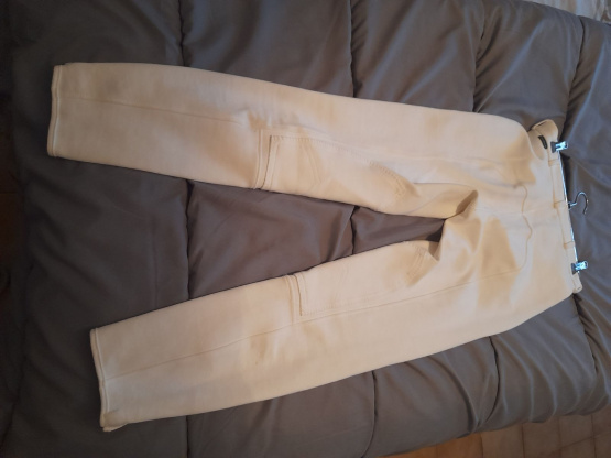 Pantalon équitation Fouganza blanc (36) neuf occasion