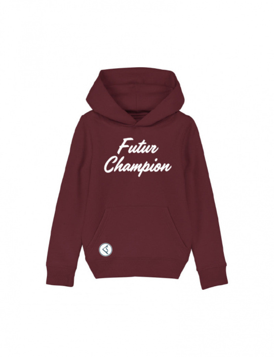 Sweat à capuche Kevin Staut futur champion bordeaux (3/4 ans) neuf occasion