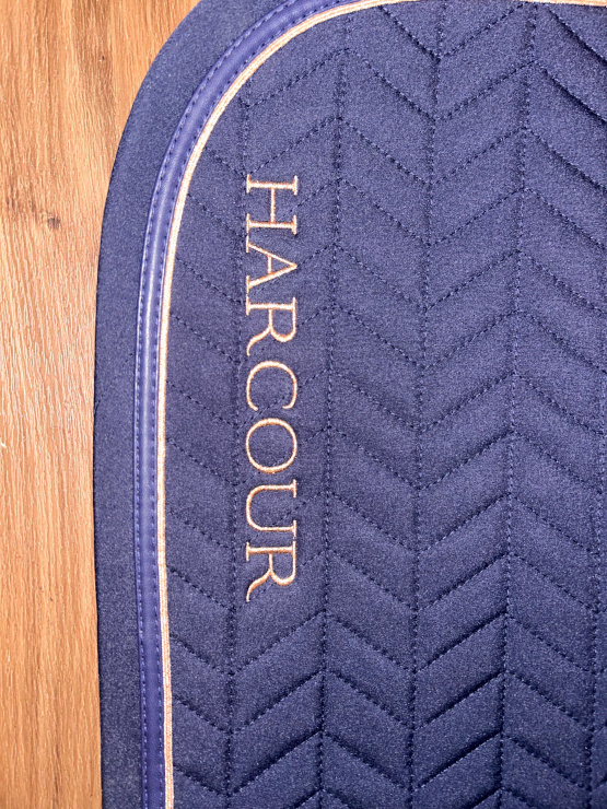 Tapis de selle Harcour bleu marine (cheval) occasion