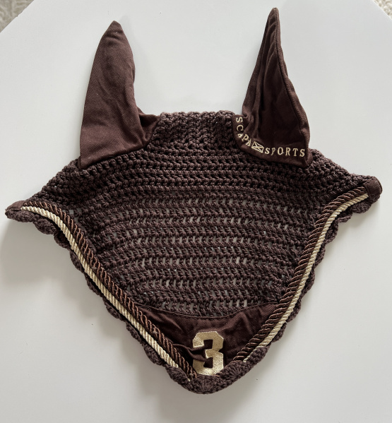 Bonnet équitation Scapa Sport marron (cheval) occasion