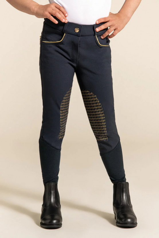 Pantalon Horse Spirit paris marine & argent (10 ans) neuf occasion