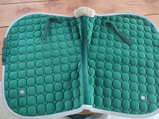 Tapis de selle LBAT vert (cheval) occasion