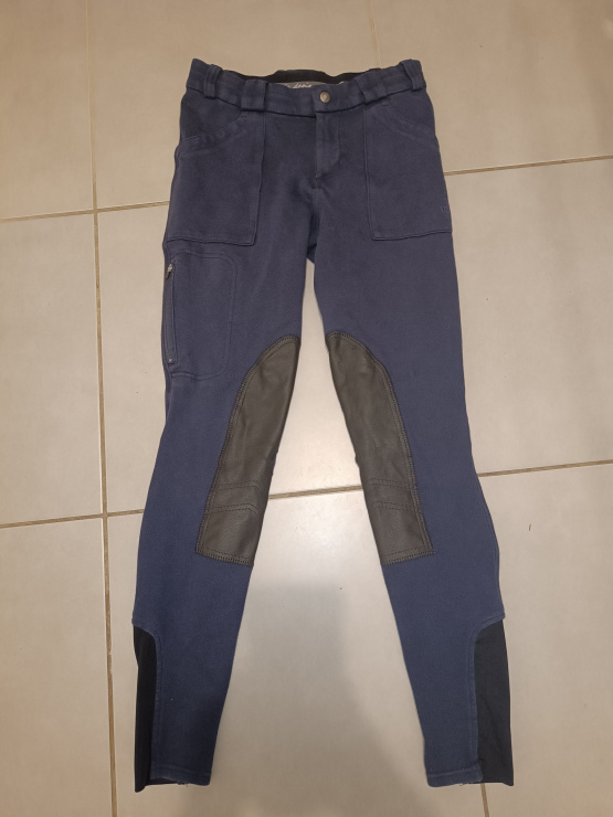 Pantalon d'équitation Fouganza bleu (14 ans) occasion