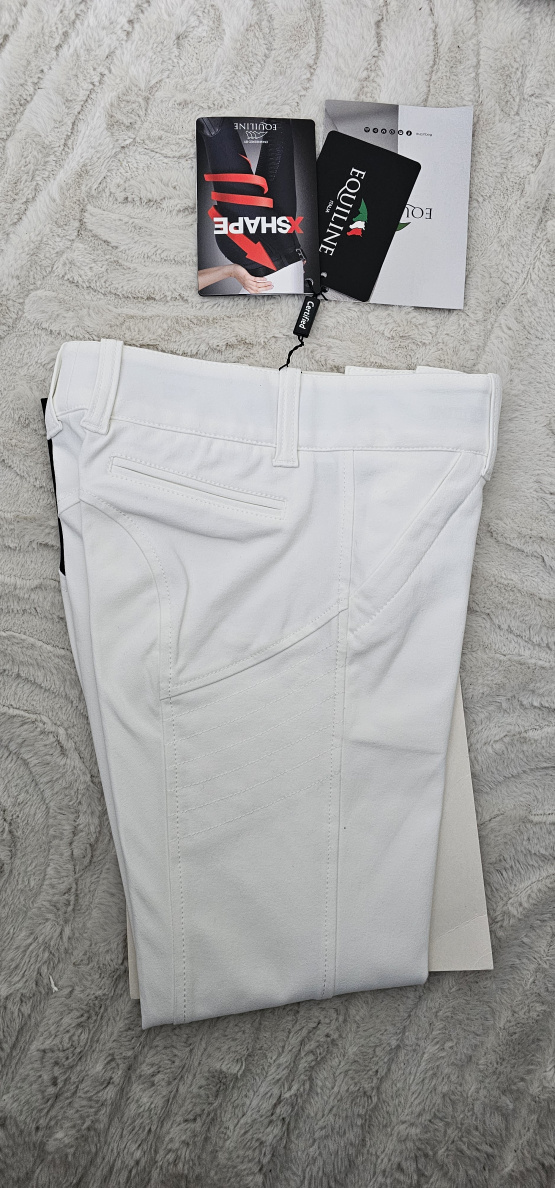 Pantalon équitation Equiline X Shape blanc (32) neuf occasion