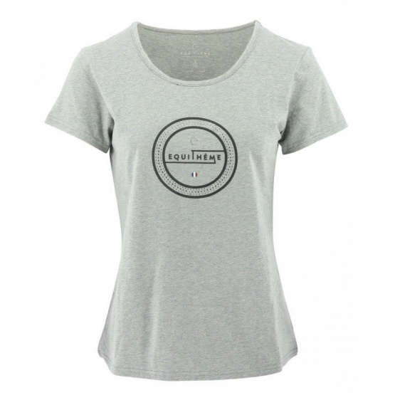 T-shirt Equitheme "anna" gris (L) neuf occasion