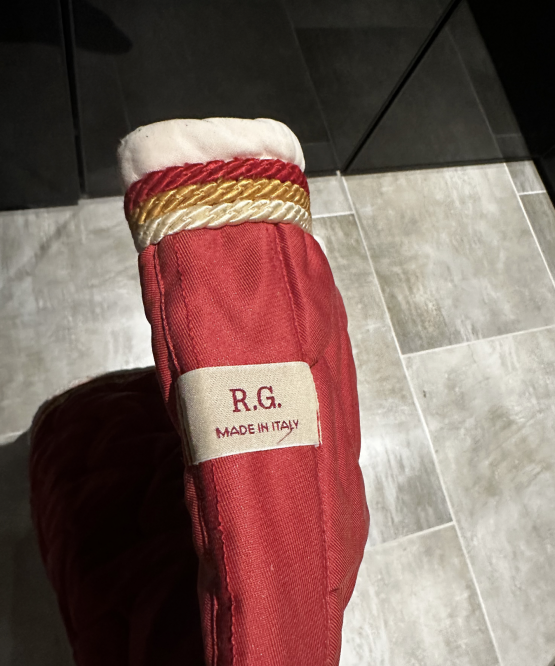 Tapis de selle RG rouge occasion