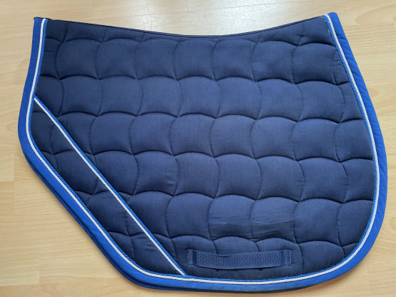 Tapis de selle Equithème bleu roi occasion