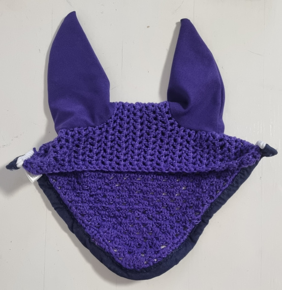 Bonnet équitation Equithème violet (cheval) neuf occasion