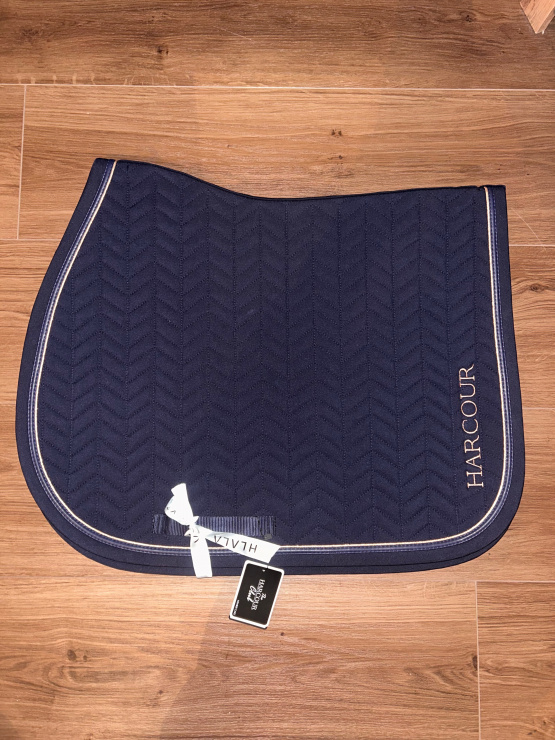 Tapis de selle Harcour bleu marine (cheval) occasion