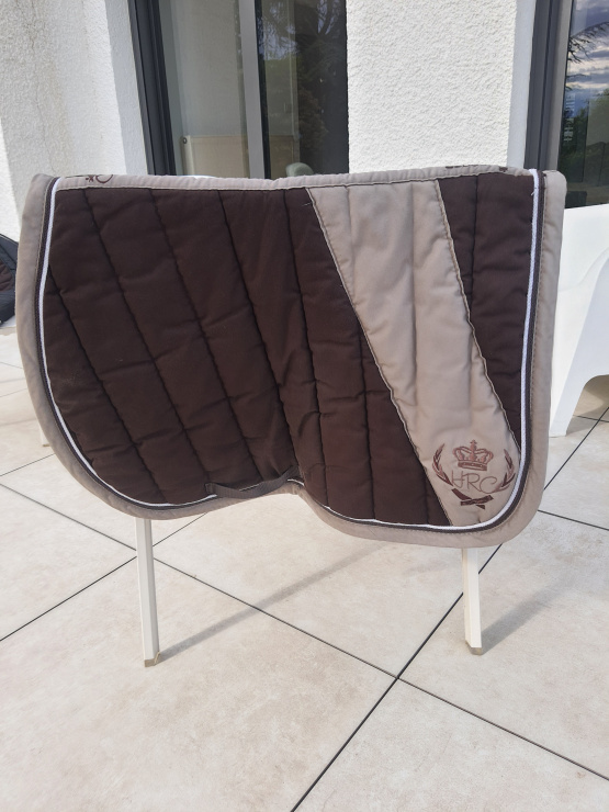 Tapis de selle Fouganza marron occasion