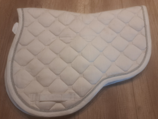 Tapis de selle Equithème blanc occasion