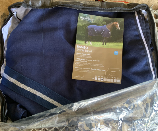 Couverture écurie Horseware Rambo 130 cm (neuf) occasion