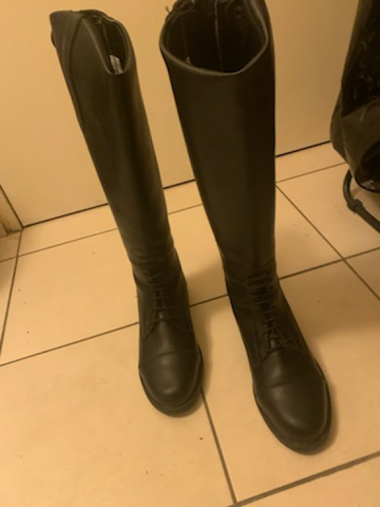 Bottes équitation HKM noir (39) occasion