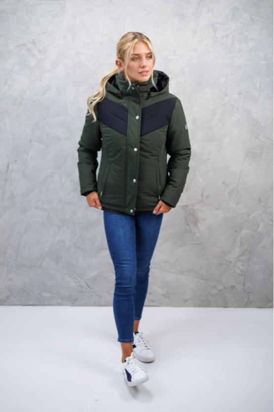 Parka Harcour Jarnac kaki (XS) neuf occasion