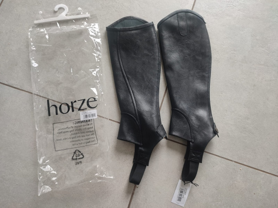 Mini chaps Desta Horze Supreme noir (M) neuf occasion