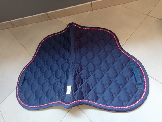 Tapis de selle Equithème Hunter bleu occasion