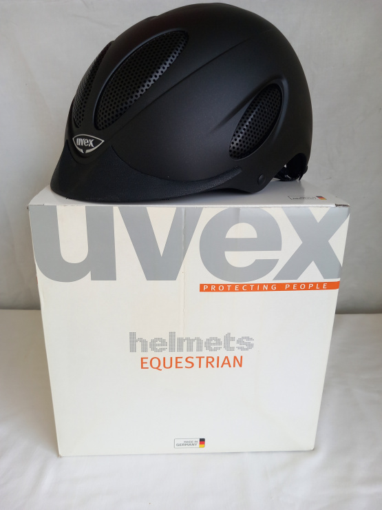 Casque équitation Uvex FP3 noir (60-61) neuf occasion