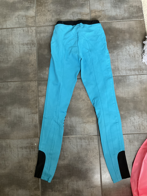 Pantalon équitation HKM starlight équine bleu (14 ans) occasion