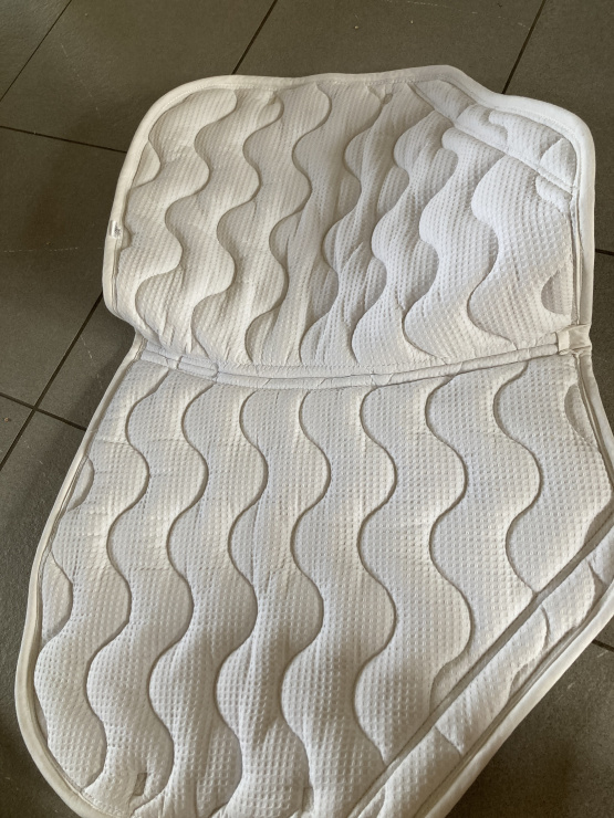 Tapis de selle Equithème blanc (poney) occasion