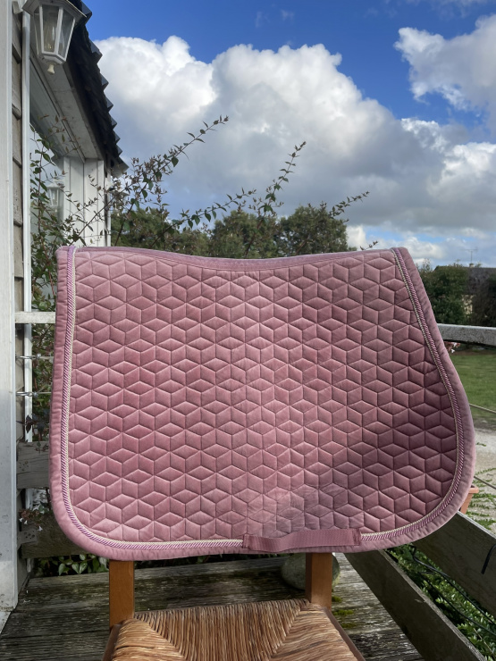 Ensemble tapis & bonnet Kentucky Velvet Rose (cheval) occasion