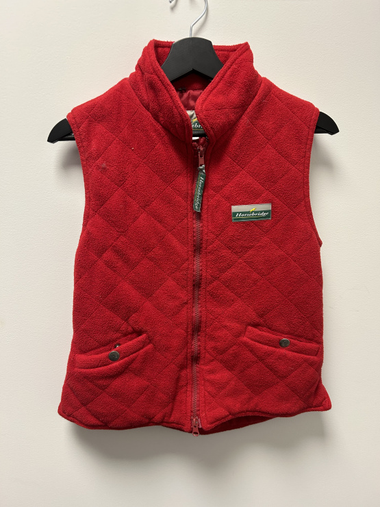 Gilet sans manche Horsebridge rouge (S) occasion