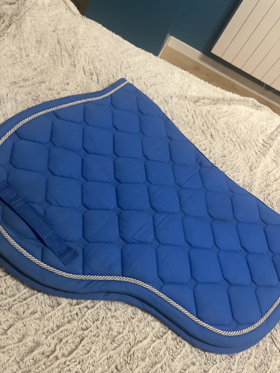 Tapis de selle Equithème bleu occasion