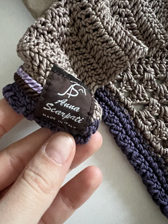 Bonnet Anna Scarpati taupe (cheval) occasion