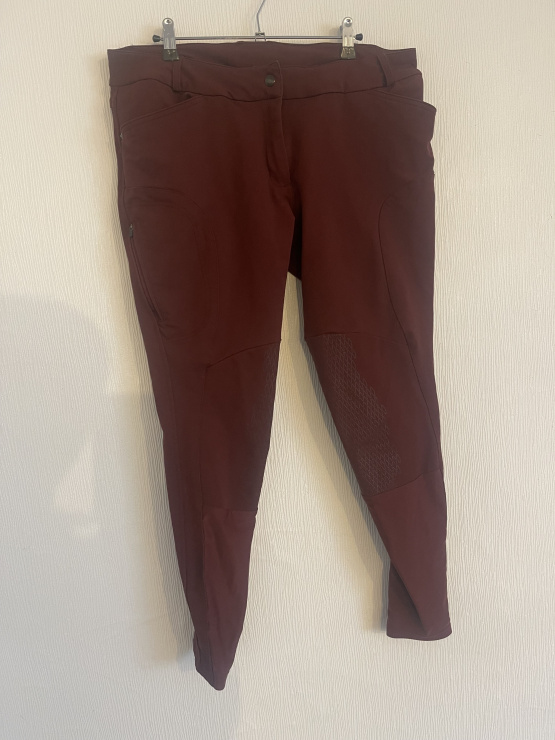 Pantalon équitation Fouganza Bordeaux T42 occasion