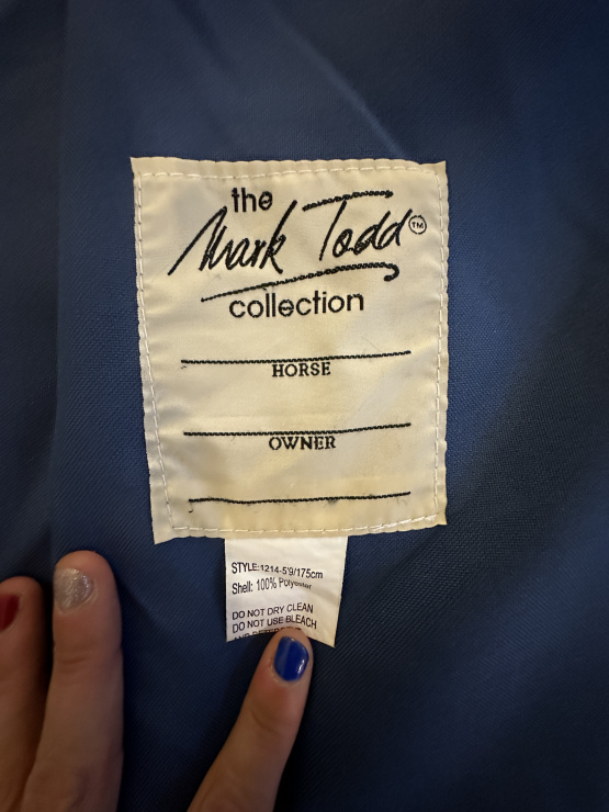 Chemise Mark Todd bleu clair 125 cm (neuf) occasion