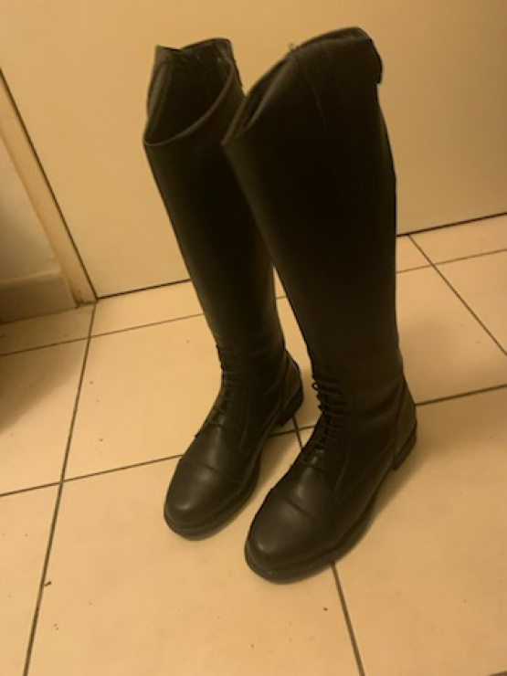 Bottes équitation HKM noir (39) occasion