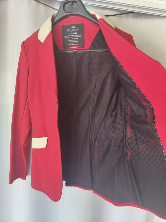 Veste concours Equiline rouge T40 occasion