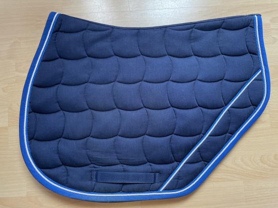 Tapis de selle Equithème bleu roi occasion